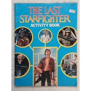 The Last Starfighter Activity Book RARE UNUSED Vintage (1984) Vintage